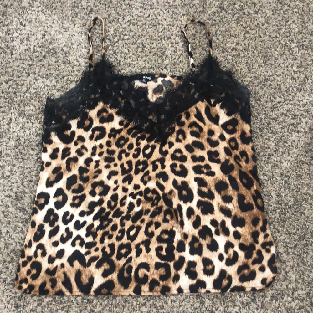 Leopard Lace Tank/Cami